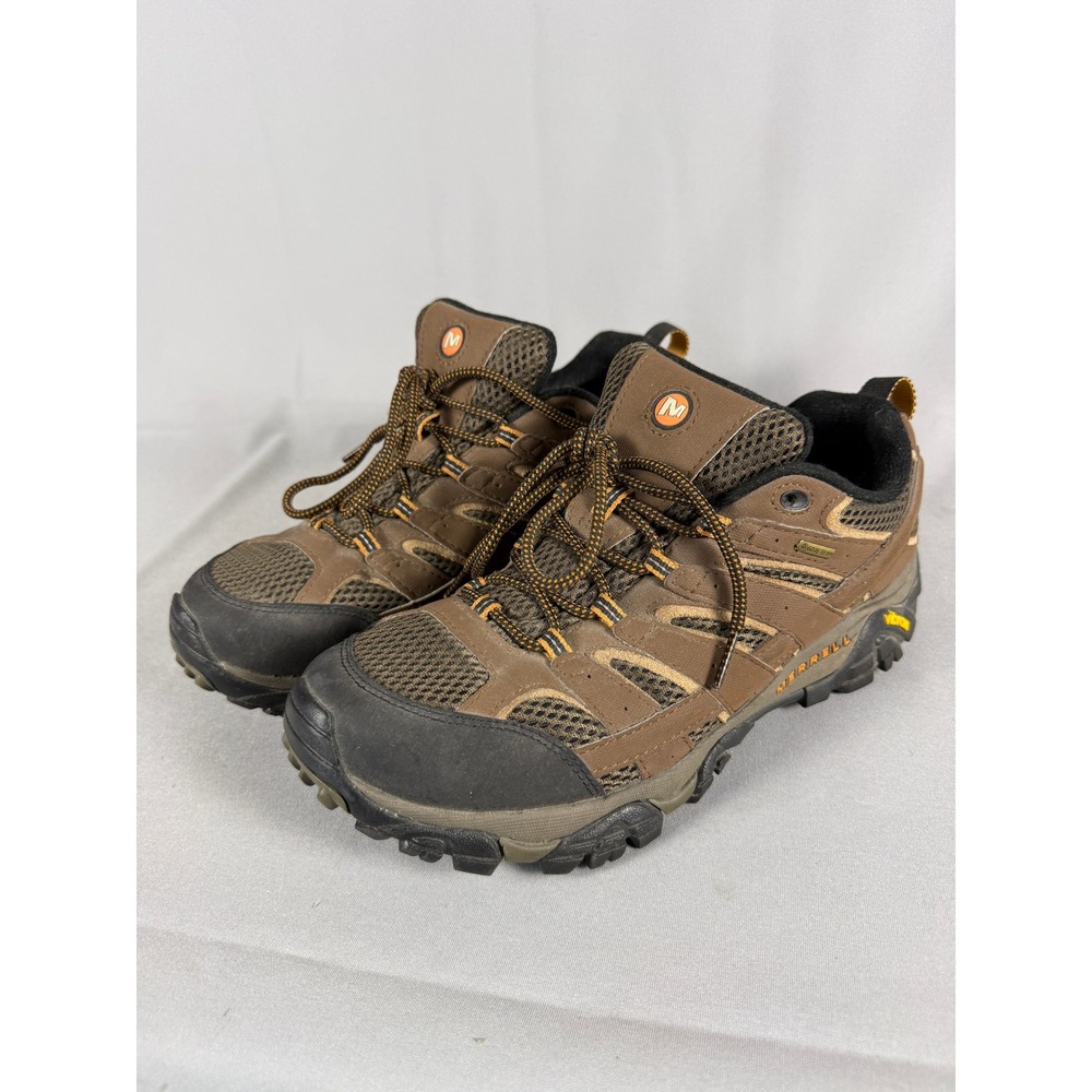 Merrell Moab 2 GTX Mens 9.5 W Hiking Shoes Brown Waterproof Vibram J06041W